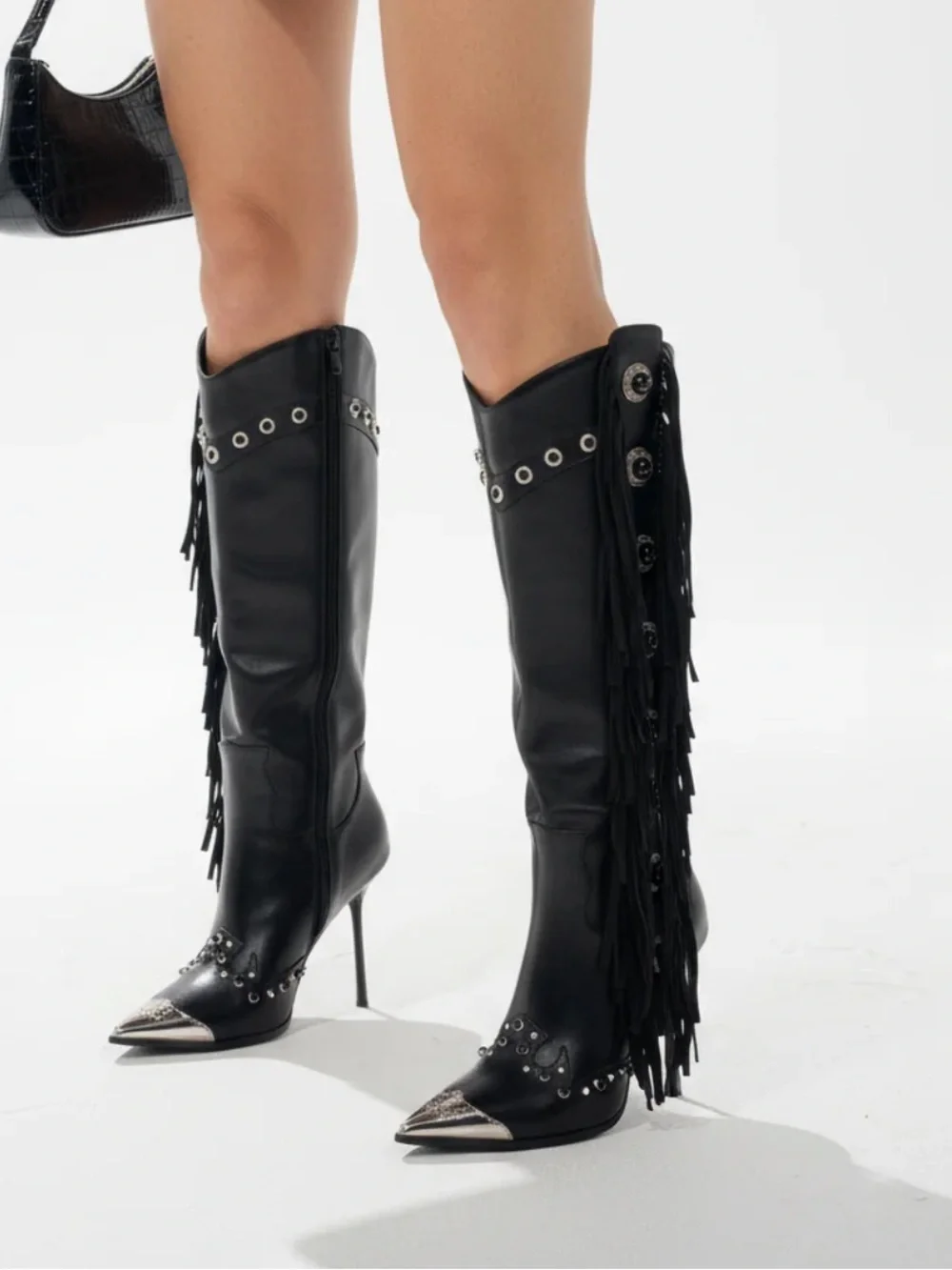 Azalea Wang sculpted boot